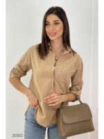 Сумка через плечо с клапаном и ручкой