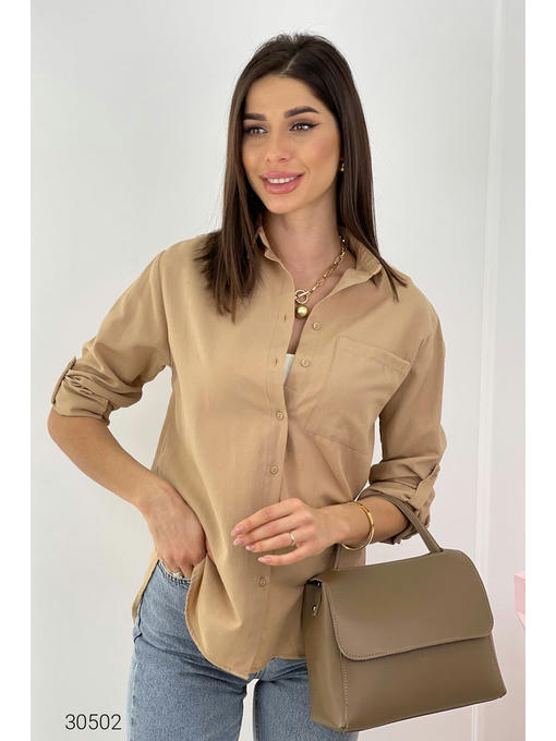 Сумка через плечо с клапаном и ручкой