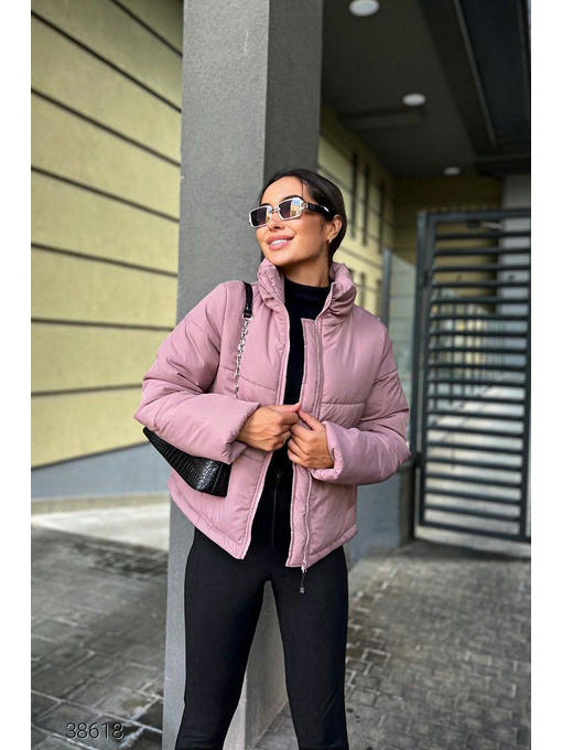 Куртка стеганая укороченная