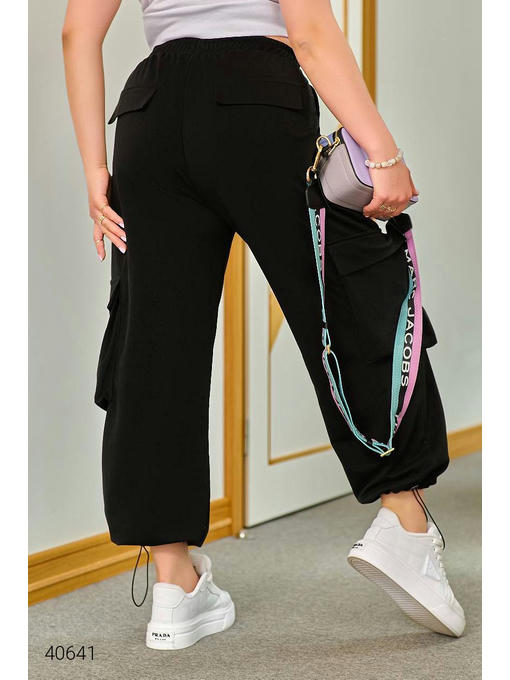 Штаны карго женские больших размеров — изображение 3