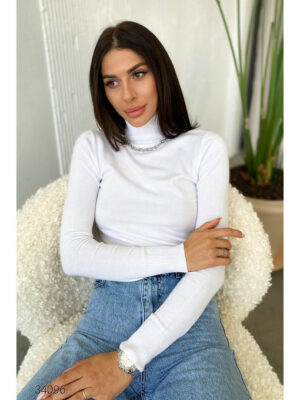 Водолазка с воротом с отворотом