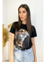 Футболка с принтом