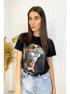 Футболка с принтом