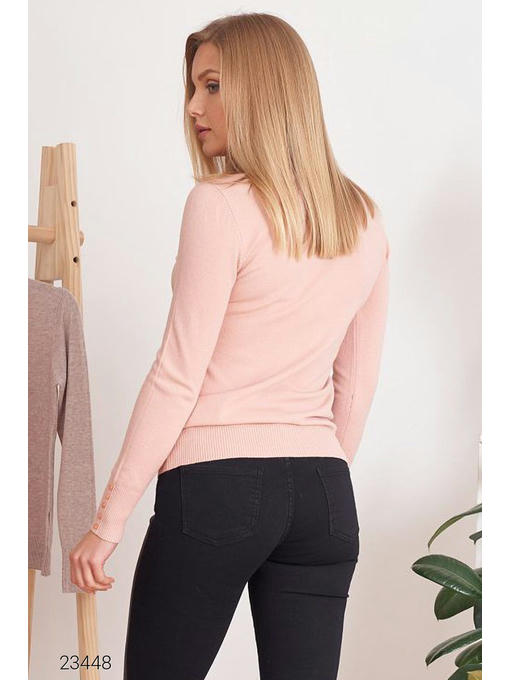 Водолазка с планкой из пуговиц на рукавах — изображение 3