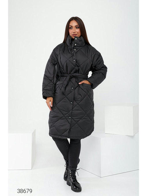 Пальто женское зимнее размера плюс сайз — изображение 6