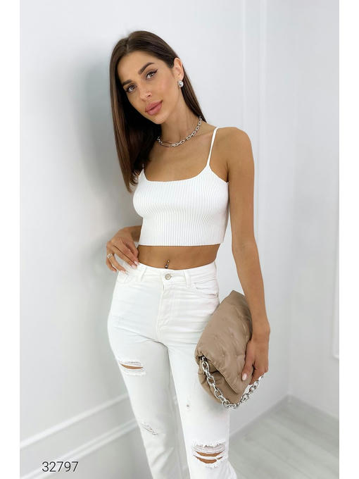 Джинсы бойфренда с рваной отделкой — изображение 3