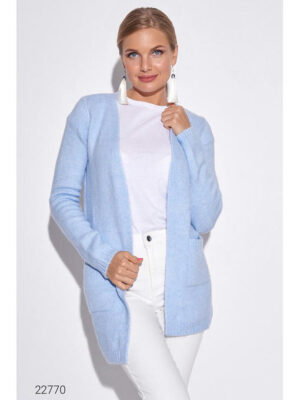 Вязаный кардиган с карманами