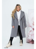 Кашемировое пальто на молнии