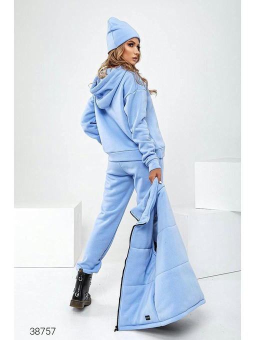 Теплый костюм 4 в 1 с жилеткой и шапкой — изображение 5