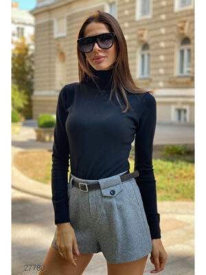 Водолазка с воротом с отворотом