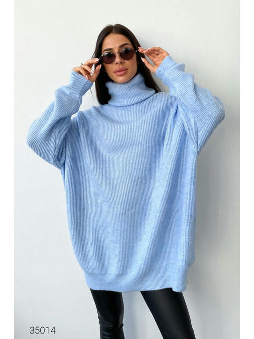 Свитер оверсайз с высоким воротом — изображение 2