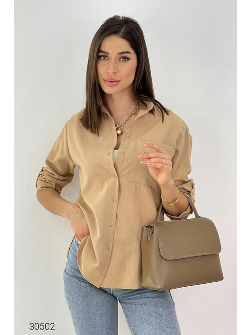 Сумка через плечо с клапаном и ручкой — изображение 2