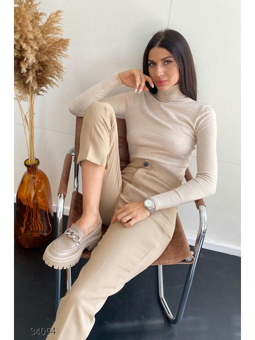 Кожаные лоферы с массивной цепочкой — изображение 5