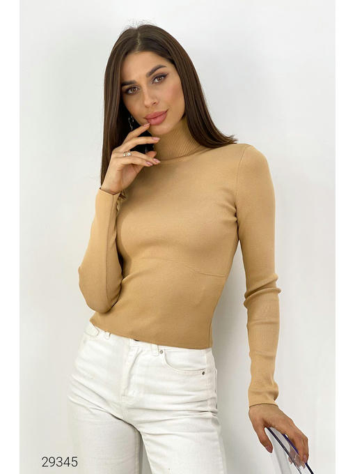 Водолазка с воротом с отворотом