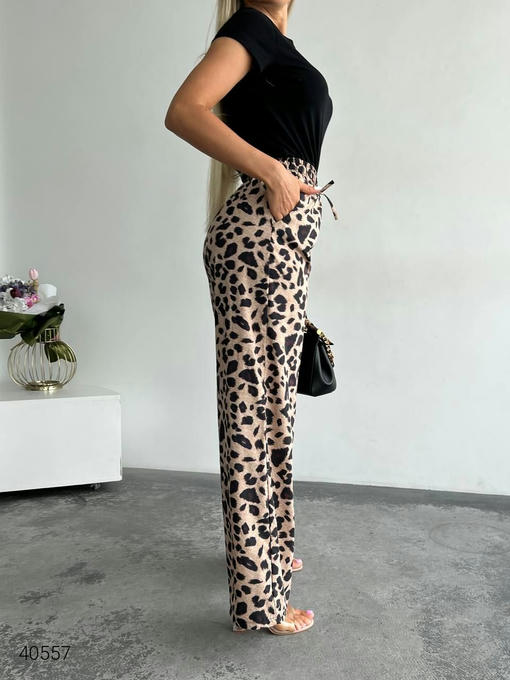 Штаны с леопардовым принтом — изображение 4