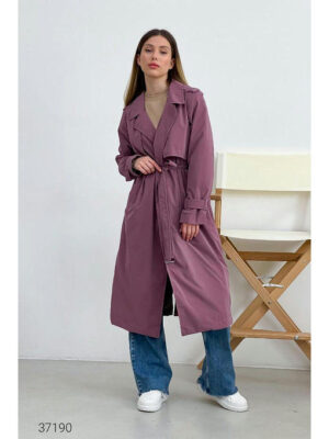 Тренч с бархатным напылением