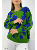 Джемпер с камуфляжным узором