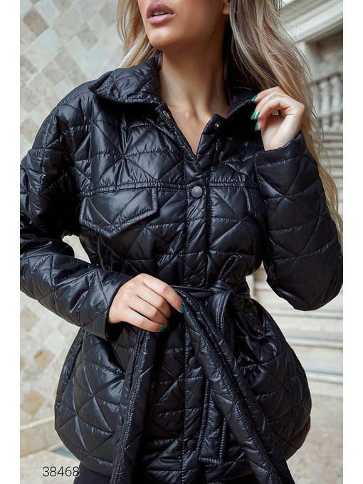 Куртка стёганная с сумкой — изображение 3