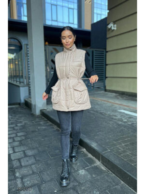 Женский стеганый жилет