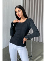 Джемпер с круглым вырезом