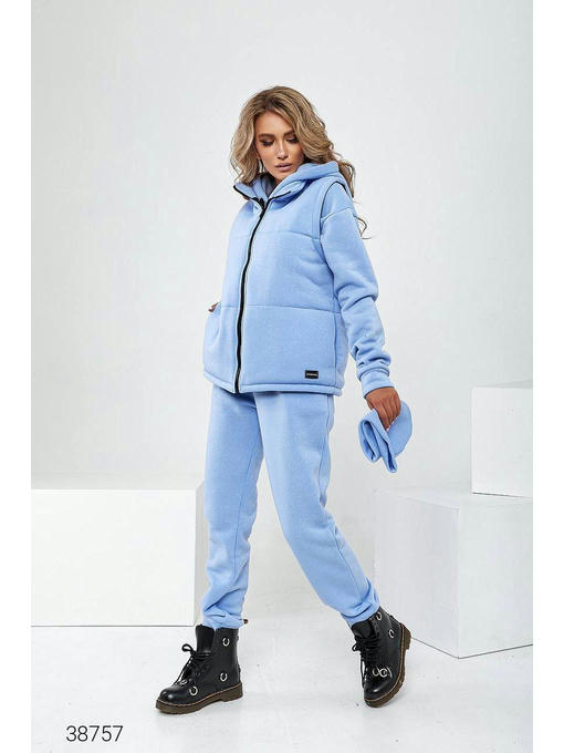 Теплый костюм 4 в 1 с жилеткой и шапкой — изображение 3