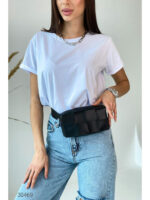 Сумка-кошелек на пояс с плетеным дизайном