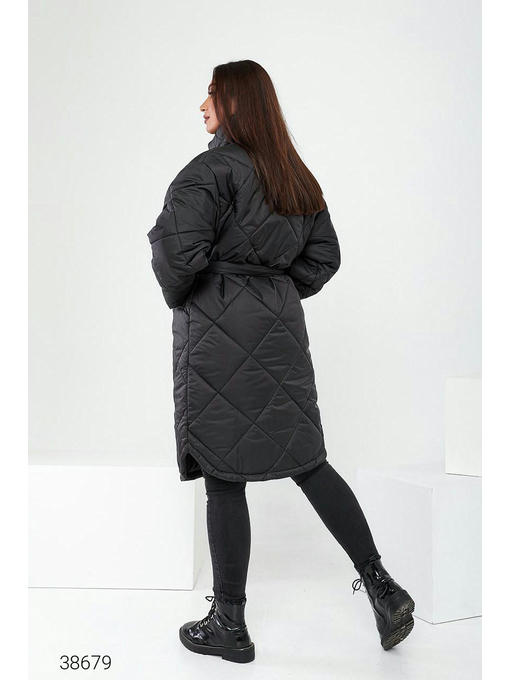 Пальто женское зимнее размера плюс сайз — изображение 8