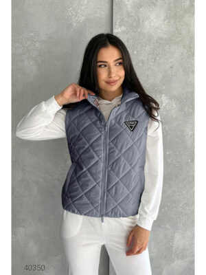 Жилет женский ромб