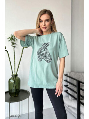 Футболка женская удлиненная