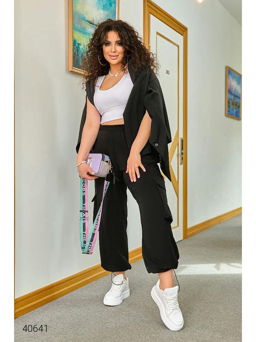 Штаны карго женские больших размеров — изображение 2