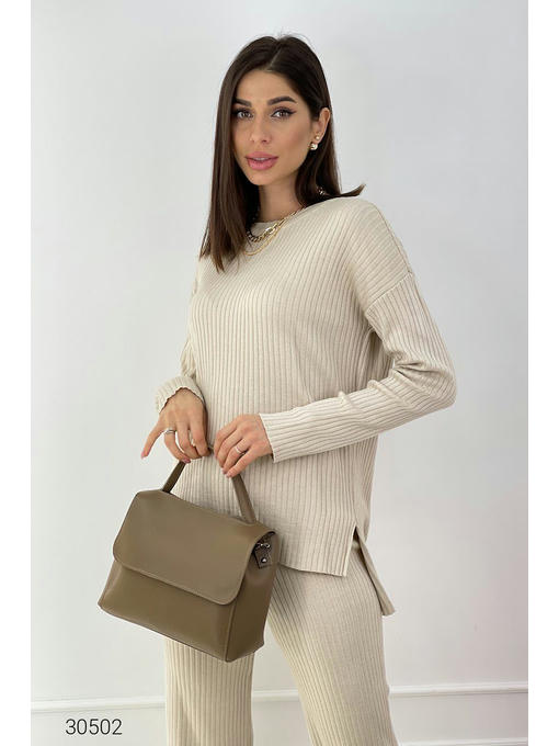 Сумка через плечо с клапаном и ручкой — изображение 3