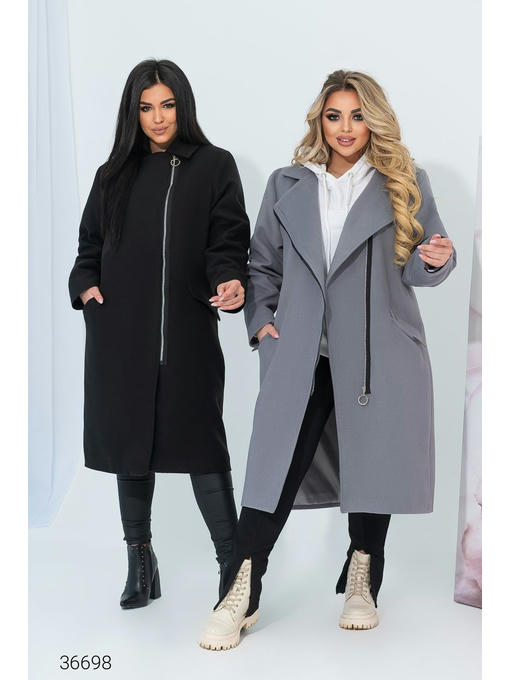 Кашемировое пальто на молнии — изображение 5