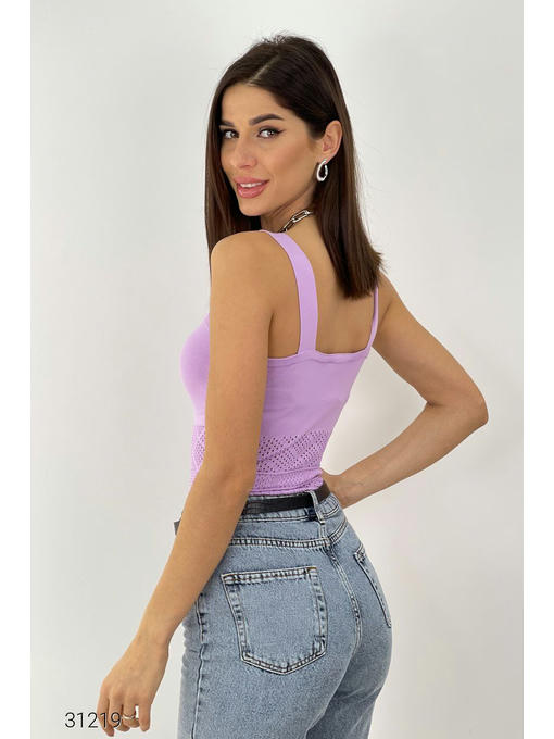 Вязанный боди с перфорацией — изображение 3