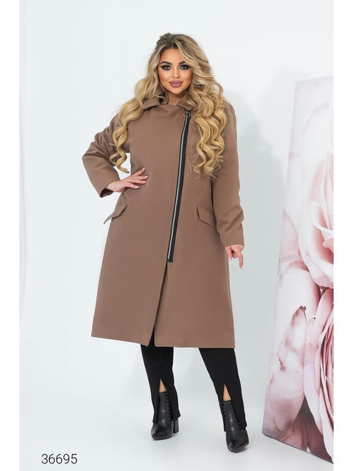 Кашемировое пальто на молнии — изображение 2