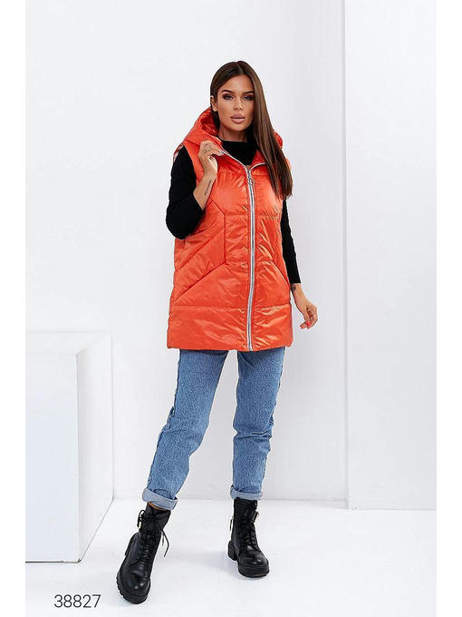 Жилет с капюшоном женский — изображение 3