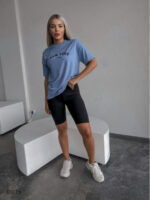 Костюм женский футболка и велосипелки