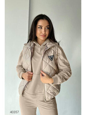 Жилет женский ромб