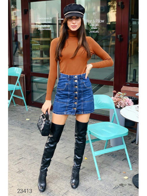 Водолазка с воротом с отворотом — изображение 2