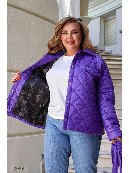 Куртка стёганная с сумкой — изображение 4