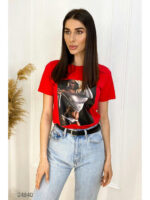 Футболка с принтом