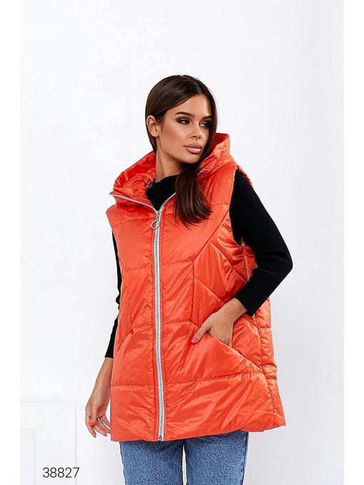 Жилет с капюшоном женский — изображение 4