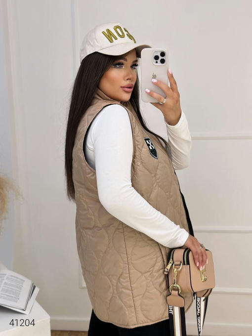 Жилет женский стеганый — изображение 5