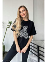 Футболка женская удлиненная