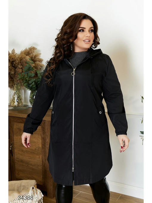 Удлиненная куртка с капюшоном — изображение 2