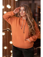 Тёплое худи с накладным карманом