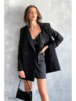 Двубортный блейзер с карманами