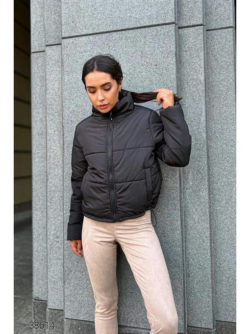 Куртка стеганая укороченная