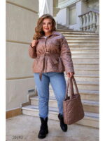 Куртка стёганная с сумкой