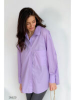 Рубашка-оверсайз навыпуск