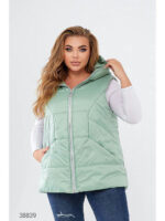 Жилет с капюшоном женский